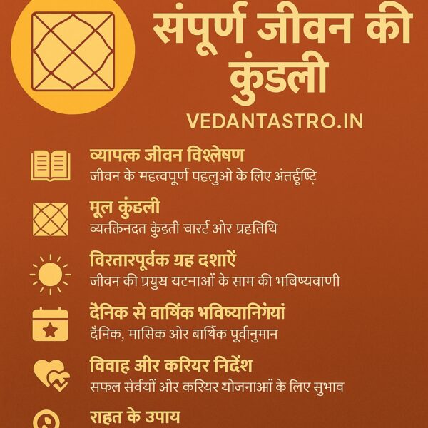 सम्पूर्ण जीवन की कुंडली : जन्म तिथि से लेकर पुरे जीवन तक की कुंडली और भविष्यवाणी (In Hindi) - Image 2